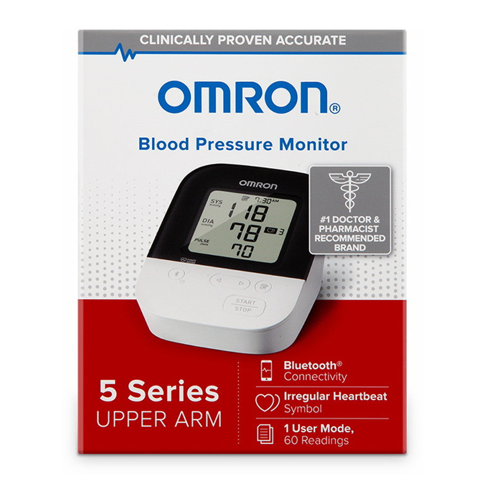 Omron 5 Series Wireless Upper Arm Blood Pressure Monitor, 1 Ea